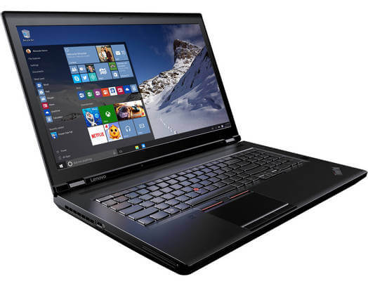 На ноутбуке Lenovo ThinkPad P70 мигает экран